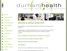 Tablet Screenshot of durhamhealth.co.nz